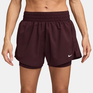 Nike Short 2 en 1 One Dri-FIT &agrave; taille haute 3 po pour femmes