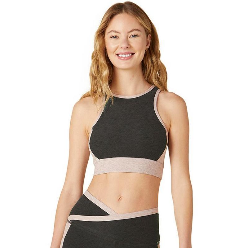 Beyond Yoga Women's Spacedye On Block Sports Bra