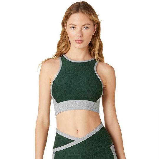 Beyond Yoga Women s Spacedye On Block Sports Bra