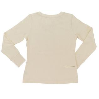 California Cowboy Haut isotherme en coton biologique Henley pour femmes