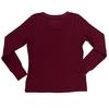 Haut isotherme en coton biologique Henley pour femmes
