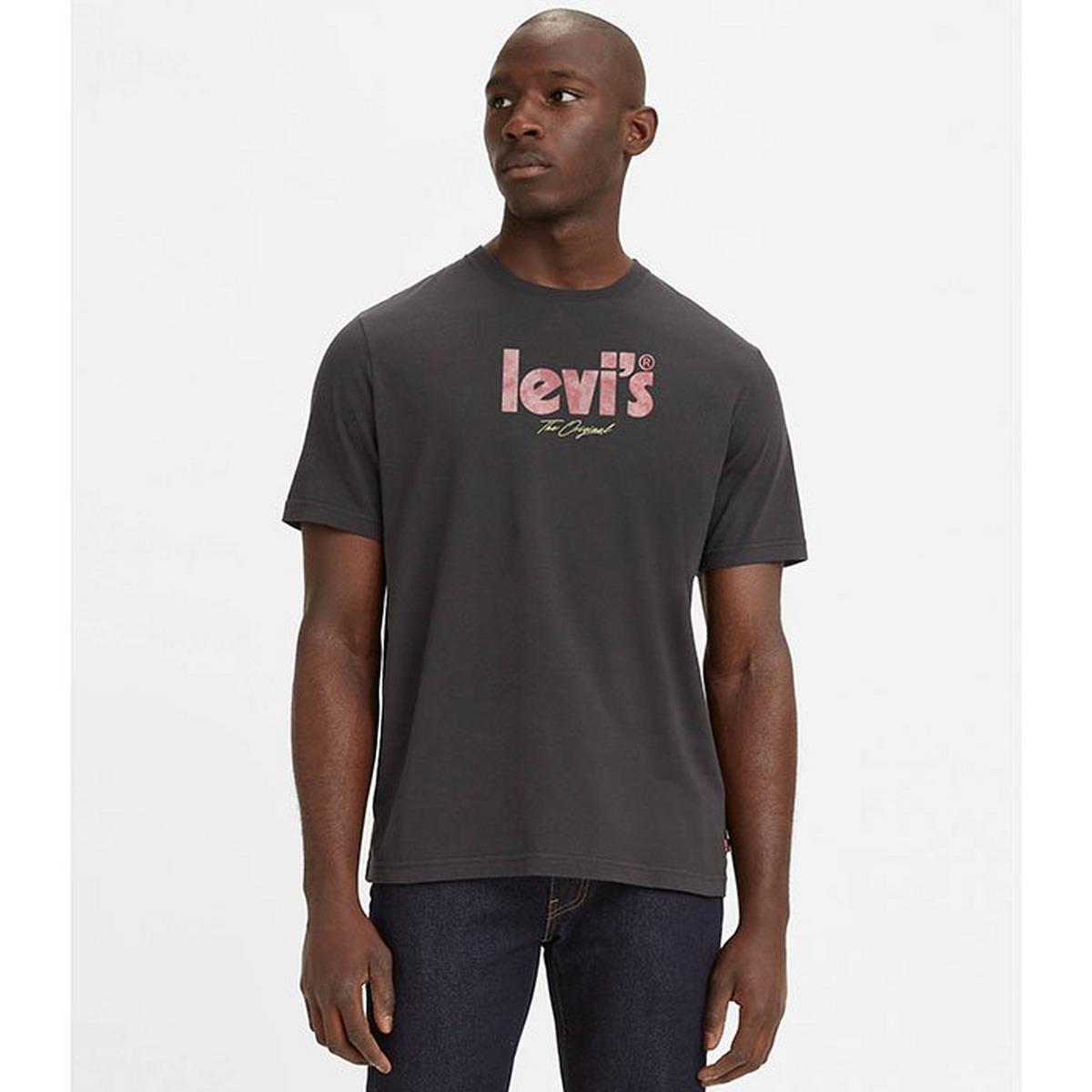 Men's Relaxed Fit Poster Logo T-Shirt