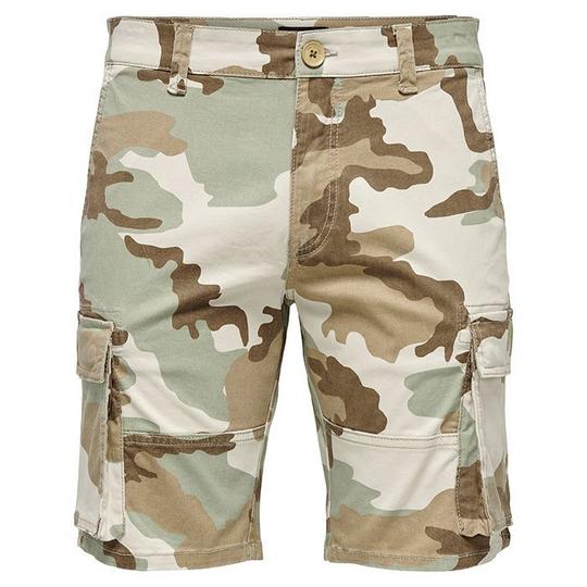 Only & Sons Men s Camo Cargo Short