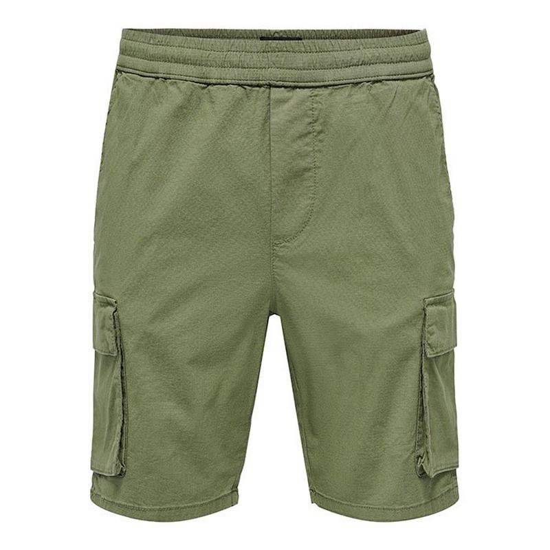 Only & Sons Short cargo Linus en tissu antid&eacute;chirure pour hommes