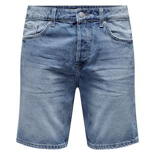 Only & Sons Men's Short Loose Fit Denim Short