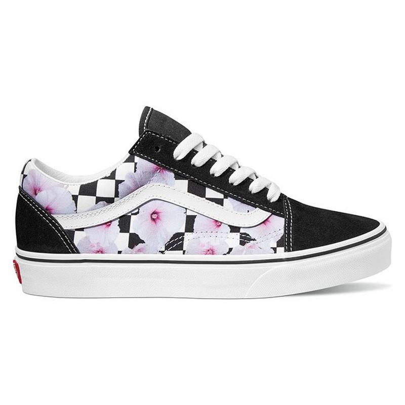 Vans Chaussures Hibiscus Check Old Skool unisexes