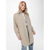Veste-chemise Trill   coupe surdimensionn e pour femmes