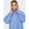 Veste-chemise Trill   coupe surdimensionn e pour femmes