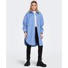 Veste-chemise Trill   coupe surdimensionn e pour femmes