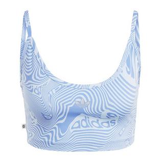 adidas Originals Women's Marble Print Sports Bra Top