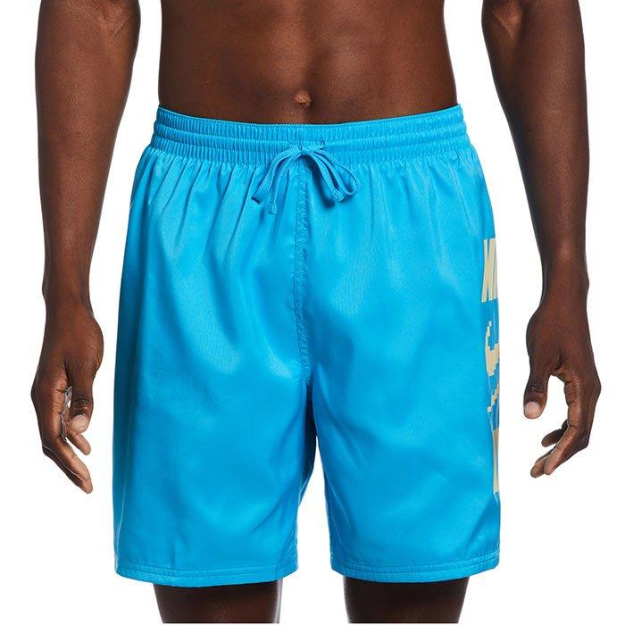 Nike Men s Digi Stack Breaker 7 Volley Swim Trunk Shorts Aqua Size Medium