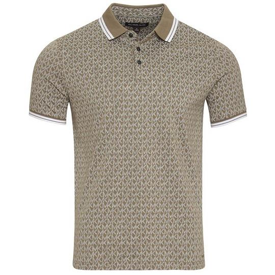 Men s Greenwich Logo Print Cotton Jersey Polo