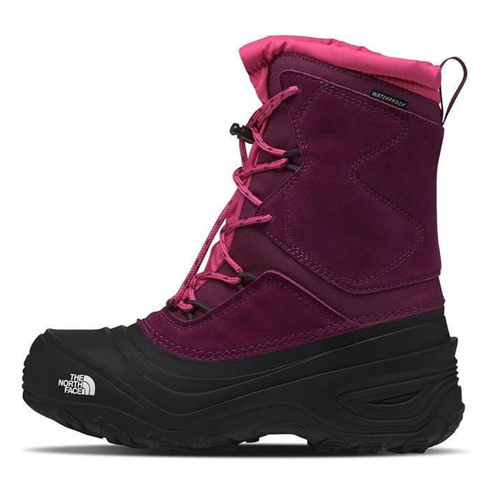 The North Face | Junior's Alpenglow V Waterproof Boots, Purple, Size 4
