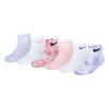 Kids  Tie-Dye Lightweight Quarter Sock  6 Pack 