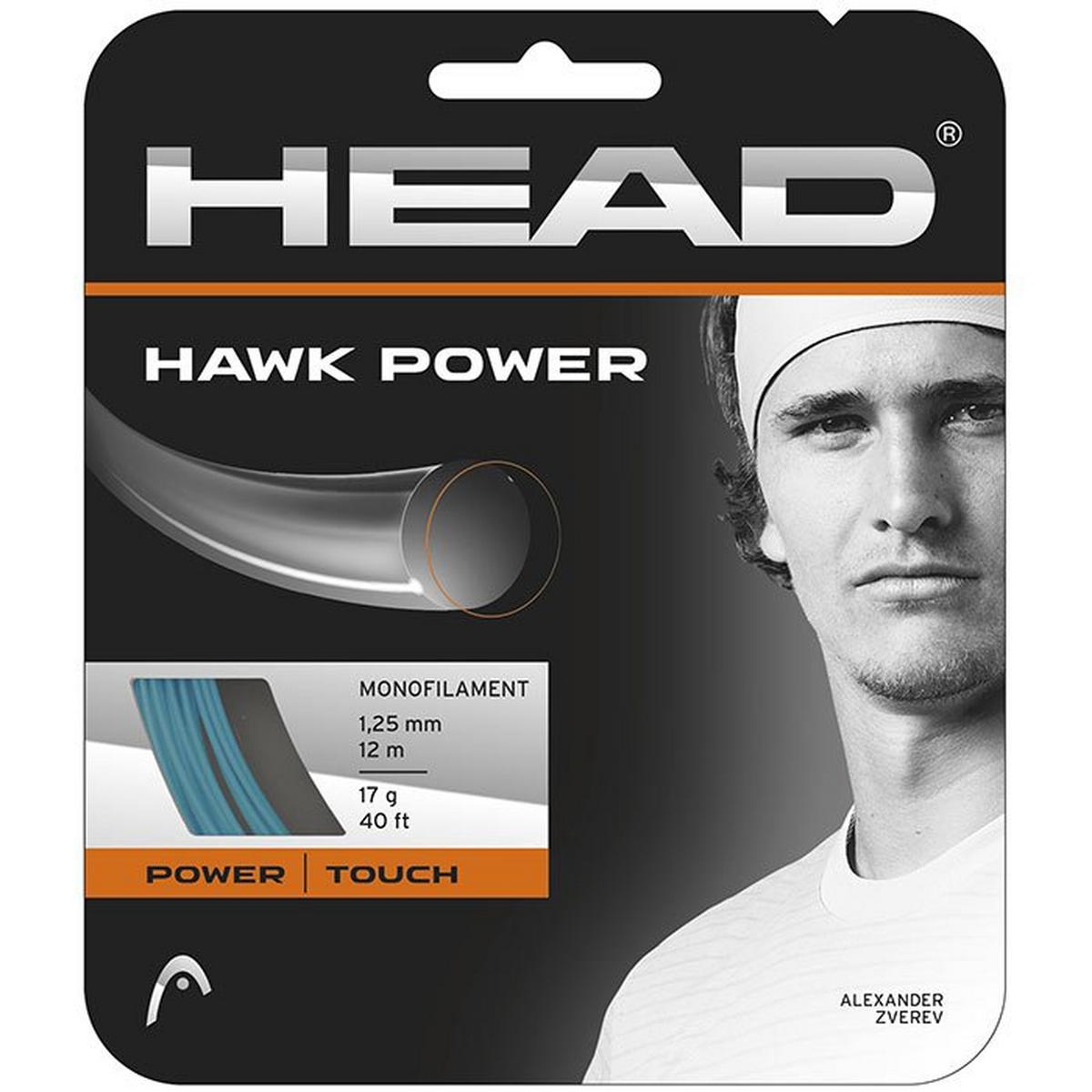 Cordage de raquette de tennis Hawk Power 17G