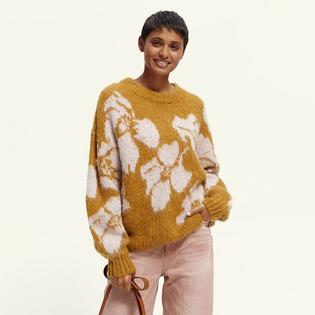 Scotch & Soda Women's Brushed Floral Sweater