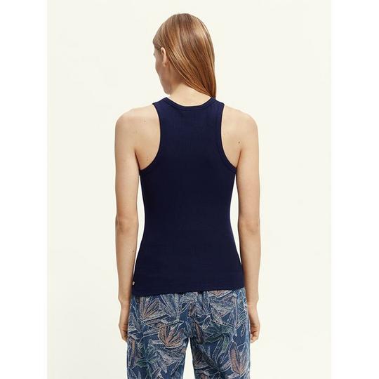 Women s Organic Cotton Racerback Tank Top Scotch Soda Sporting Life Online