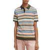 Men s Striped Organic Cotton Knit Polo