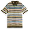 Men s Striped Organic Cotton Knit Polo