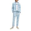 Veste Tie-Dye Denim Trucker pour hommes