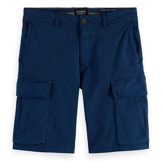 Scotch Soda Men s Relaxed Fit Cargo Shorts Navy Size 31