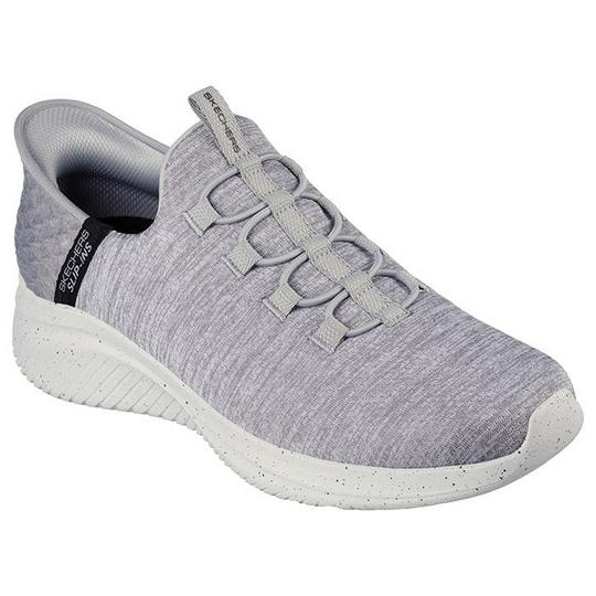 Grey slip on tennis shoes clearance