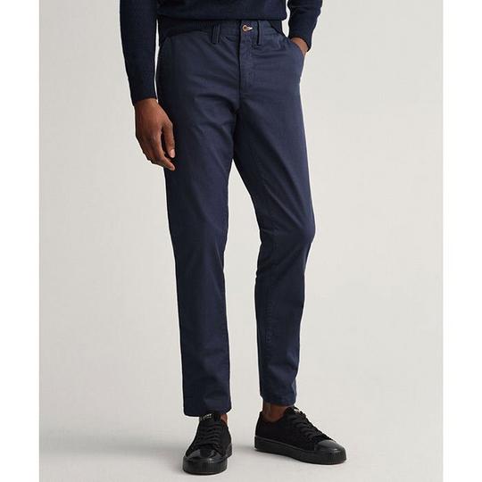 Pantalon chino en serg    coupe ajust e Hallden pour hommes