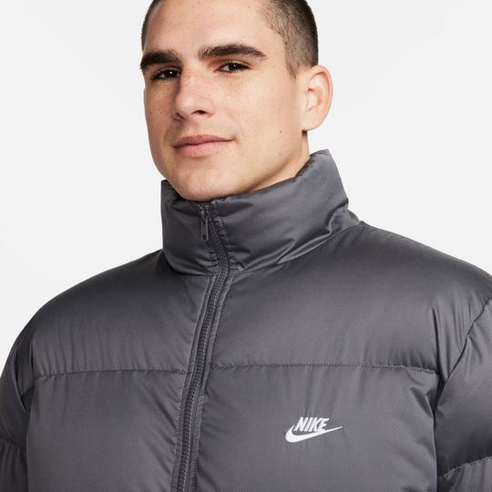 Grey nike bubble jacket online