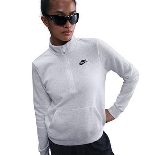 Nike Chandail col ras du cou molletonn&eacute; zipp&eacute; 1/2 Sportswear Club pour femmes