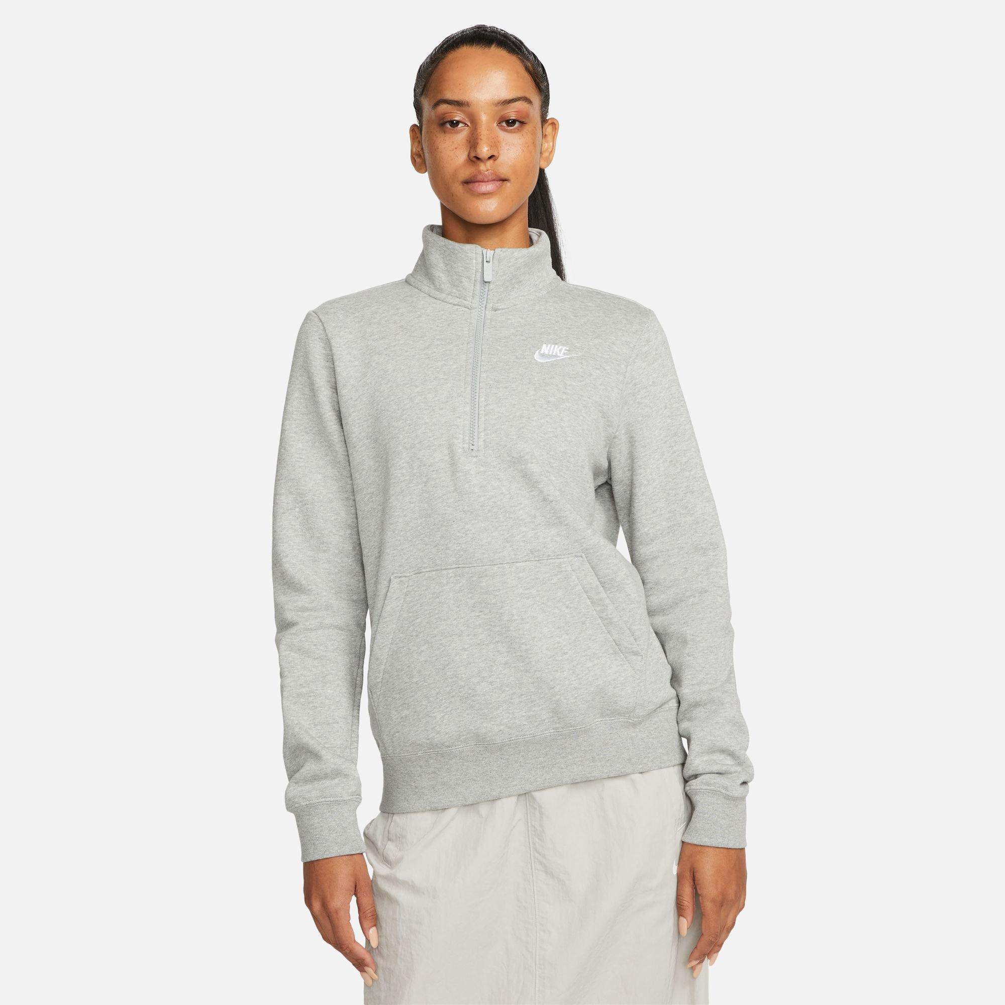 Women s Sportswear Club Fleece 1 2 Zip Sweatshirt Nike Sporting Life Online