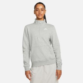 Quarter zip pullover women's nike discount