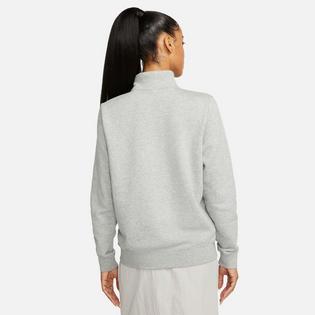 Nike Chandail col ras du cou molletonn&eacute; zipp&eacute; 1/2 Sportswear Club pour femmes