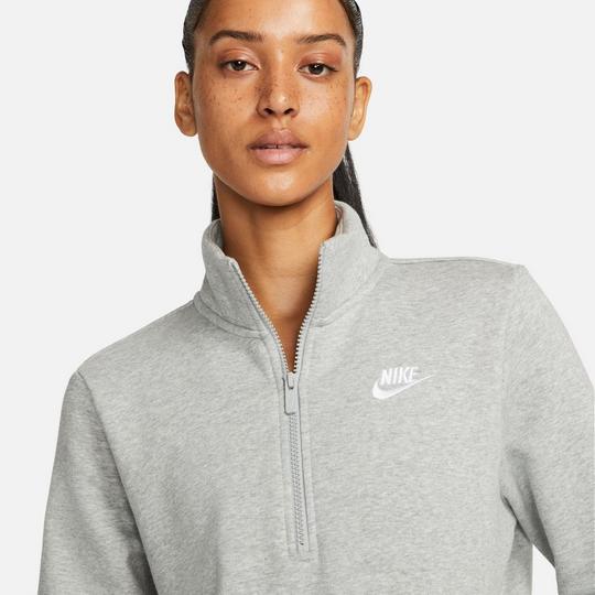 Women s Sportswear Club Fleece 1 2 Zip Sweatshirt Nike Sporting Life Online