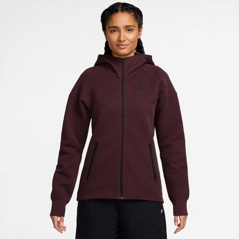 Nike Chandail &agrave; capuchon avec glissi&egrave;re Sportswear Tech Fleece Windrunner pour femmes