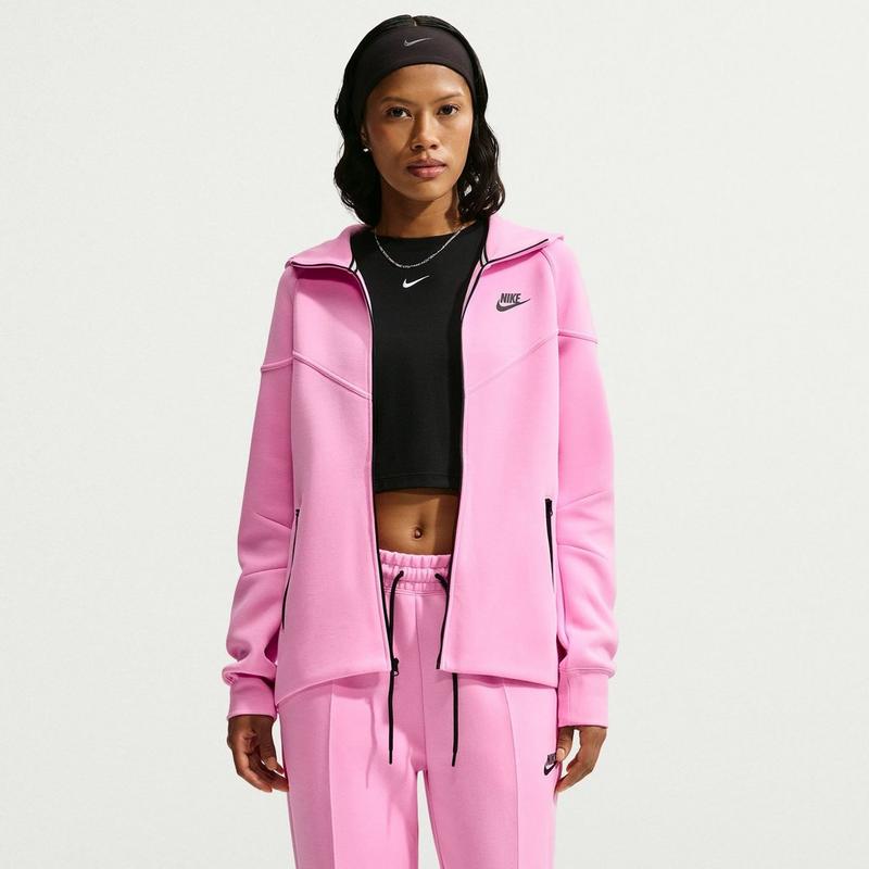 Nike Chandail &agrave; capuchon avec glissi&egrave;re Sportswear Tech Fleece Windrunner pour femmes