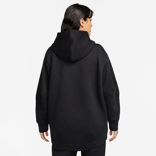 Nike Women s Sportswear Tech Fleece Oversized Full Zip Hoodie Black Size XL