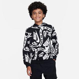 Juniors' [7-16] Sportswear Club Fleece Printed Pullover Hoodie