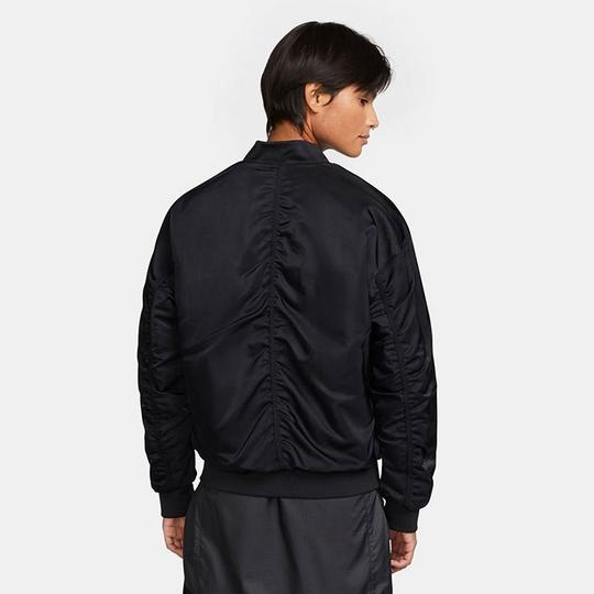 Nike black bomber best sale