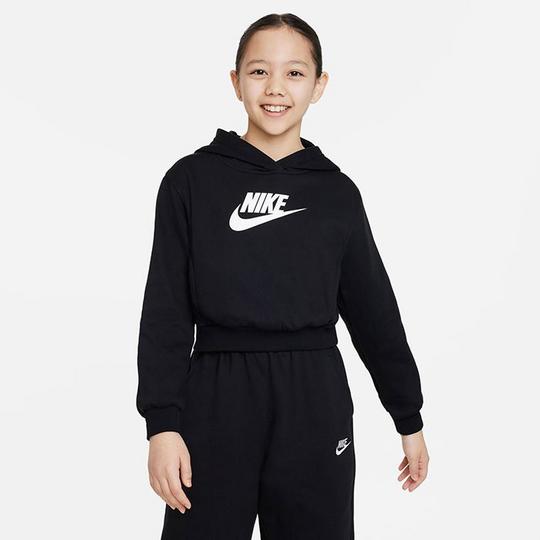 Junior Girls   7-16  Sportswear Club Fleece Crop Hoodie