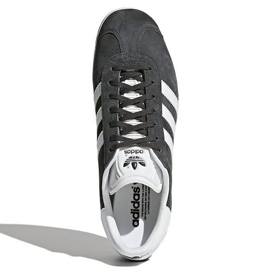 Grey and black adidas gazelle deals