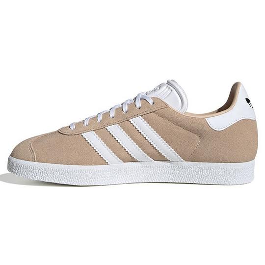 adidas gazelle silver green womens Adidas Women's Gazelle Bold in Cardboard – CHROME main image 1