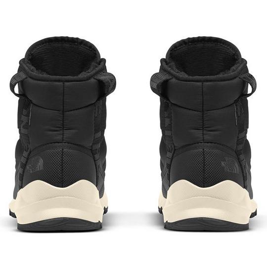 The North Face ThermoBall Luxe Lace Up Waterproof Boots Women s 10 TNF Black Asphalt Grey