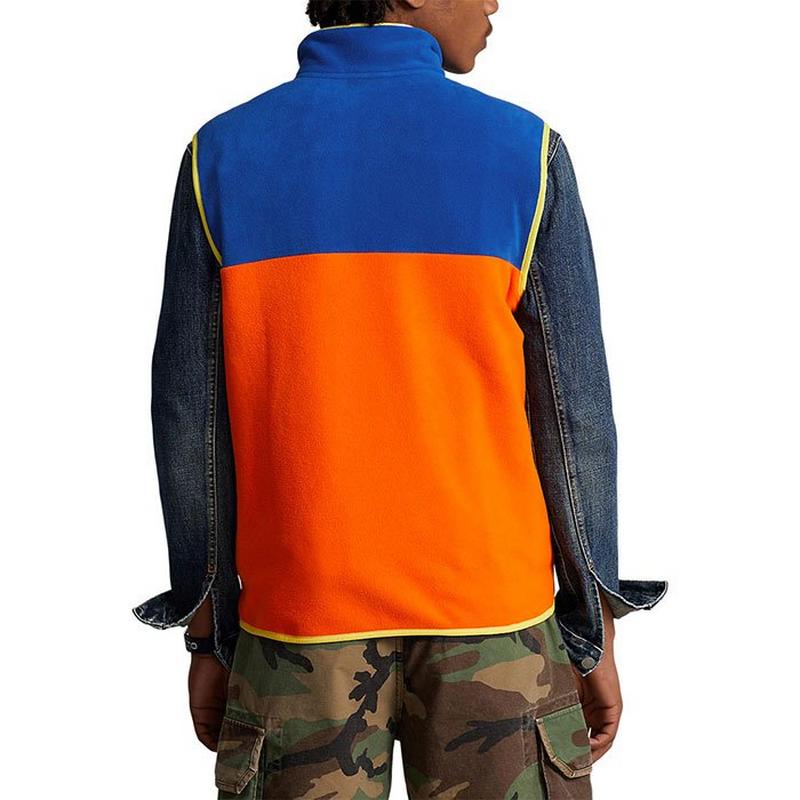 Polo Ralph Lauren Men's Colourblocked Brushed Fleece Vest