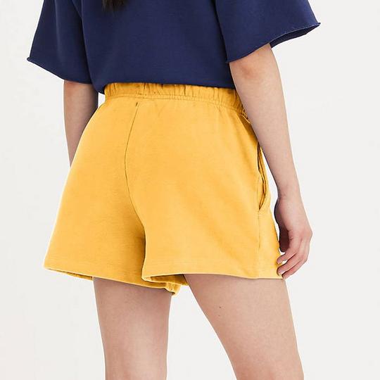 Gold shorts womens online