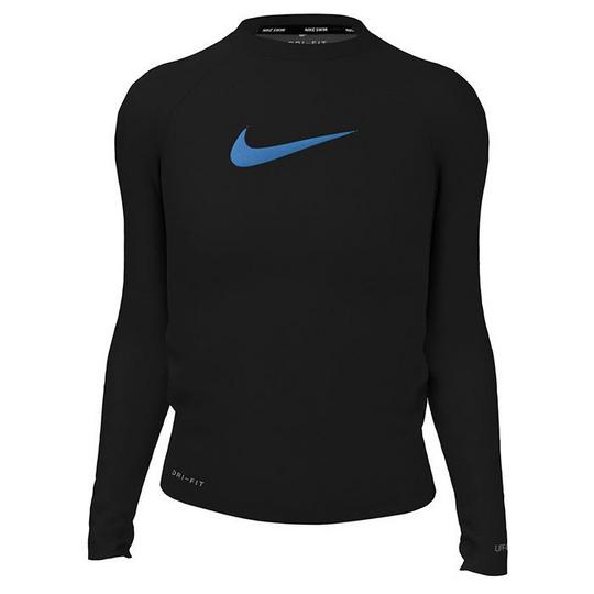 Junior Girls   7-16  Swoosh Long Sleeve Hydroguard Rashguard