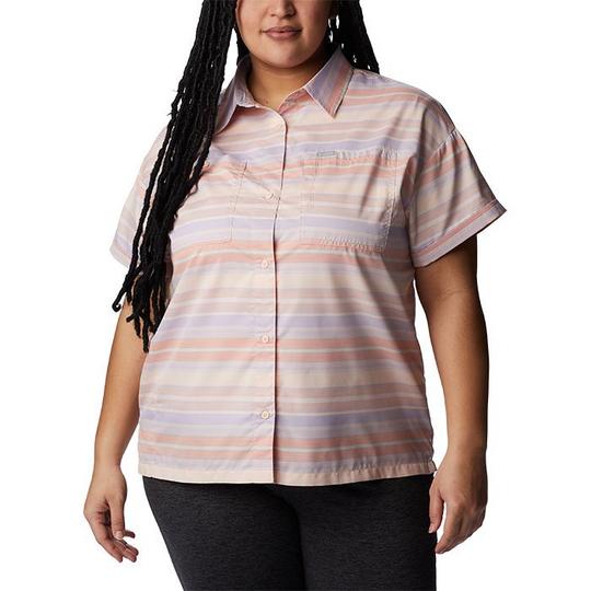 Women s Silver Ridge  Utility Short Sleeve Shirt  Plus Size 