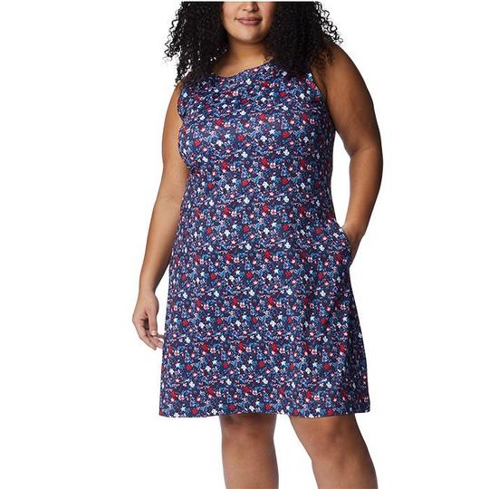 Robe   motifs Chill River pour femmes  grande taille 