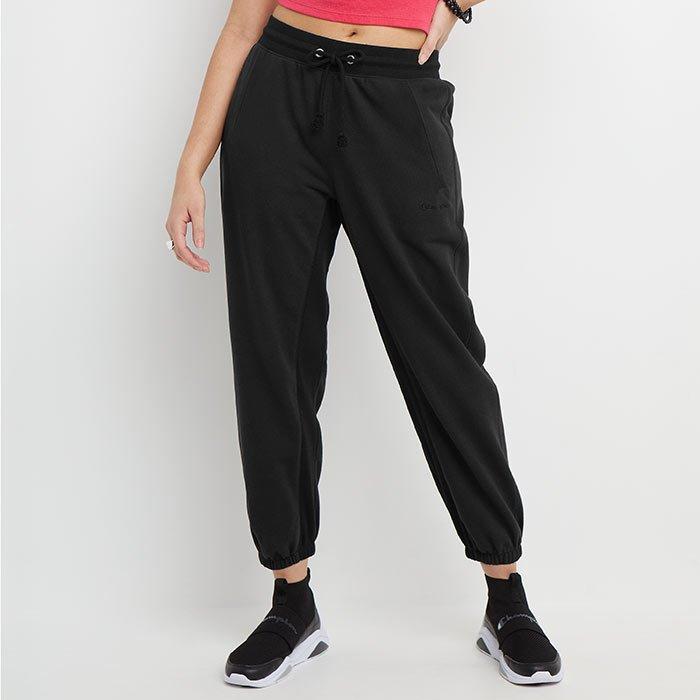Ankle Pant Zella Repeat High Waist Crop Jogger Pants Czarny Nessa