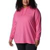 Women s Sun Trek  Hooded Pullover Top  Plus Size 