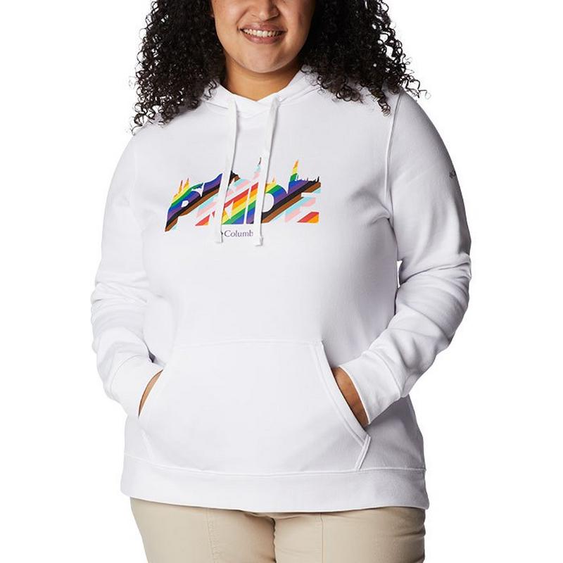 Columbia Chandail &agrave; capuchon Trek Pride imprim&eacute; pour femmes (grandes tailles)